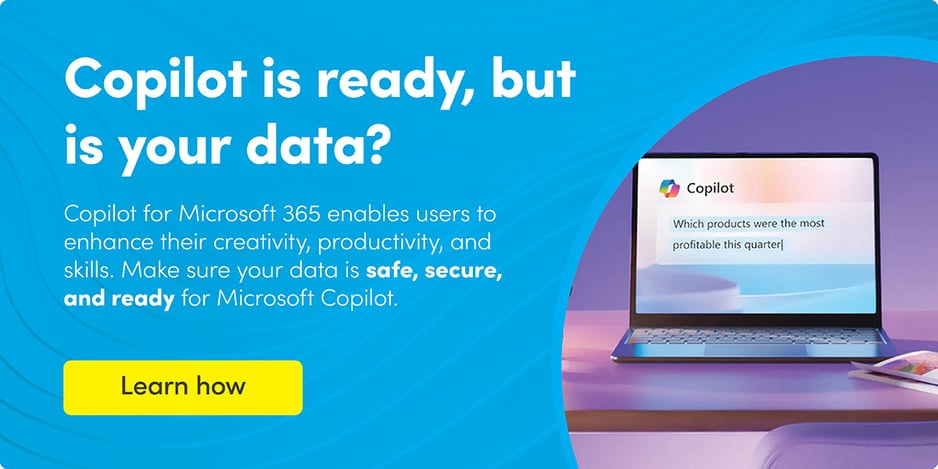 Synergy Technical's Microsoft 365 Copilot Readiness Assessment helps organizations ensure their data is safe, secure, and ready for Microsoft Copilot.