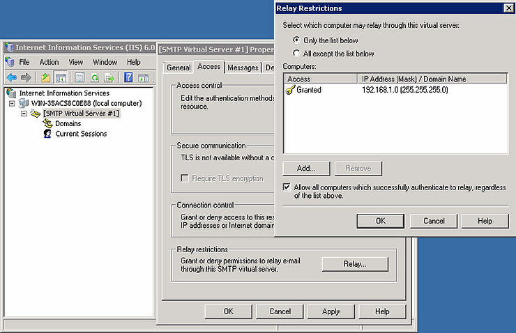 SMTP Relay With Office 365